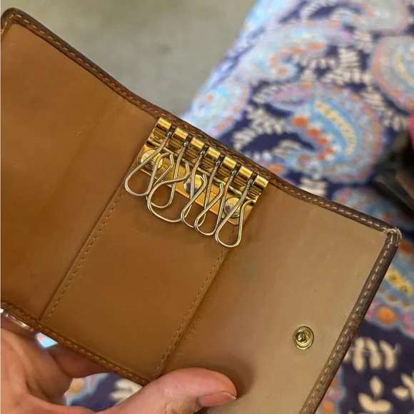 Coach Signature Brown and Tan Wallet - Picture 5 of 7